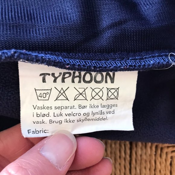 Windproof Softshell Blue Jacket w Orange Zipper - Picture 5 of 7